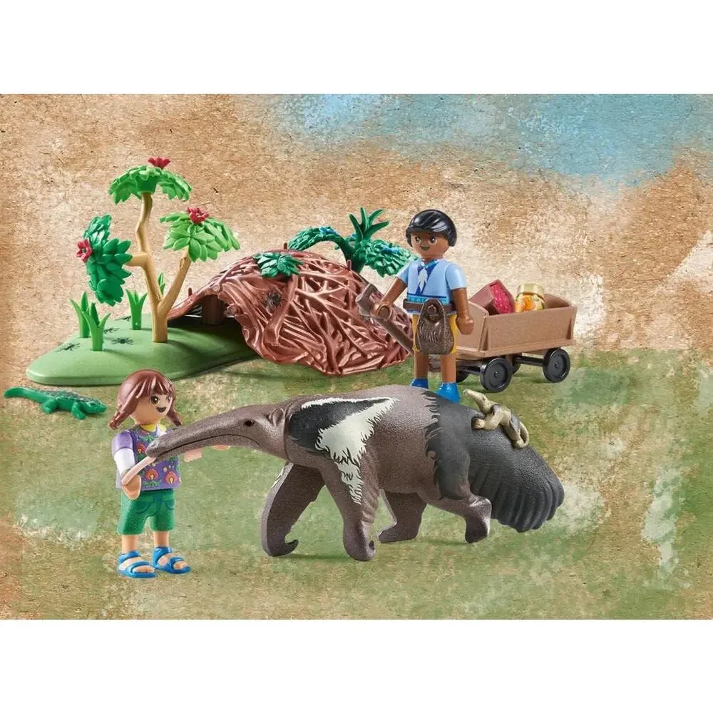 ✨ NEW IN BOX! ✨Playmobil Wiltopia: Anteater Care Building Set (Item #71012)